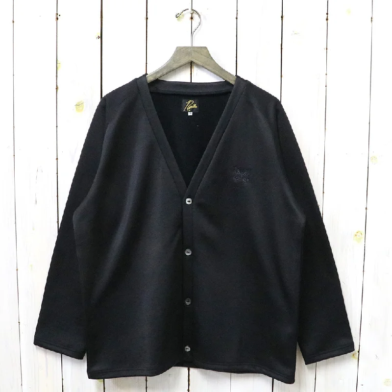 【SALE30%OFF】Needles『V Neck Cardigan-C/PE Bright Jersey』(Black)