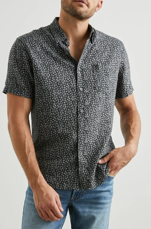 CARSON SHIRT - FLOWER CART ONYX