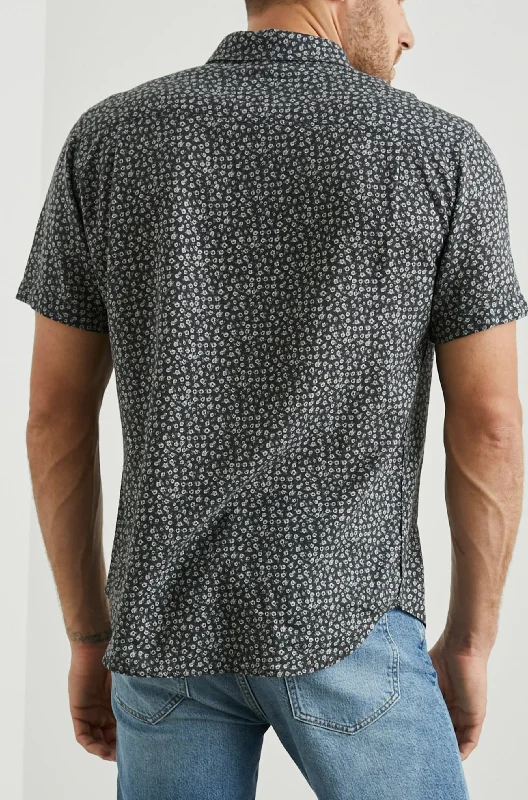 CARSON SHIRT - FLOWER CART ONYX