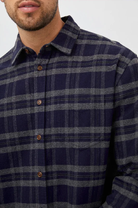 FORREST SHIRT - ANCIENT NAVY MELANGE