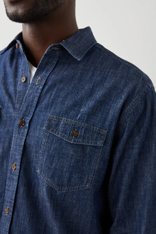 KENJI SHIRT - DARK WASH INDIGO