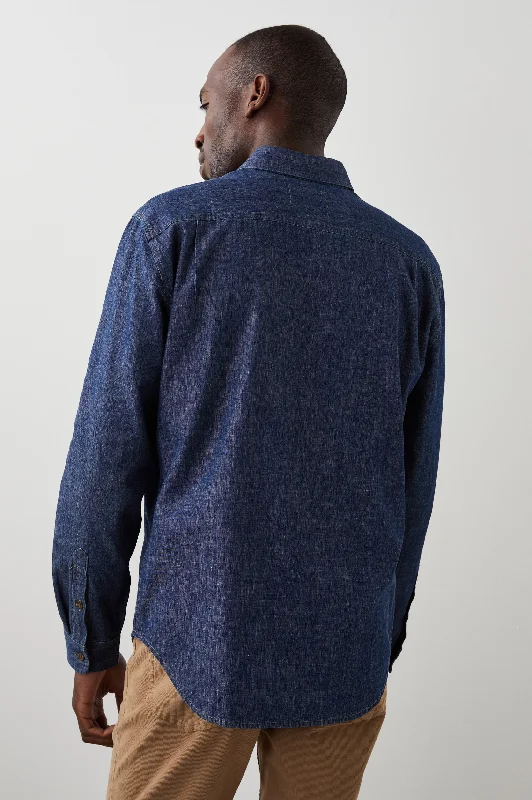 KENJI SHIRT - DARK WASH INDIGO
