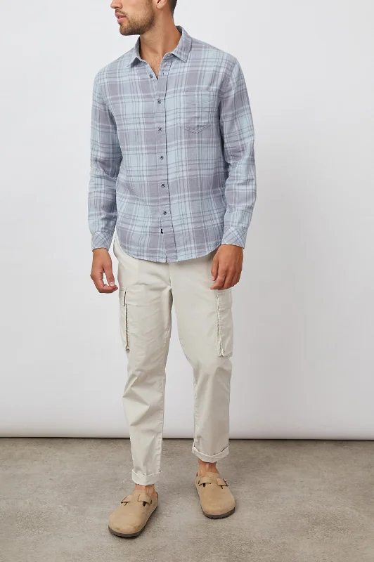 WYATT SHIRT - BLUE GREEN ALGAE