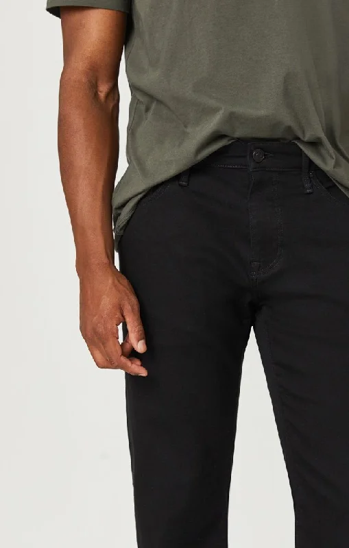 ZACH STRAIGHT LEG JEANS IN DOUBLE BLACK SUPERMOVE