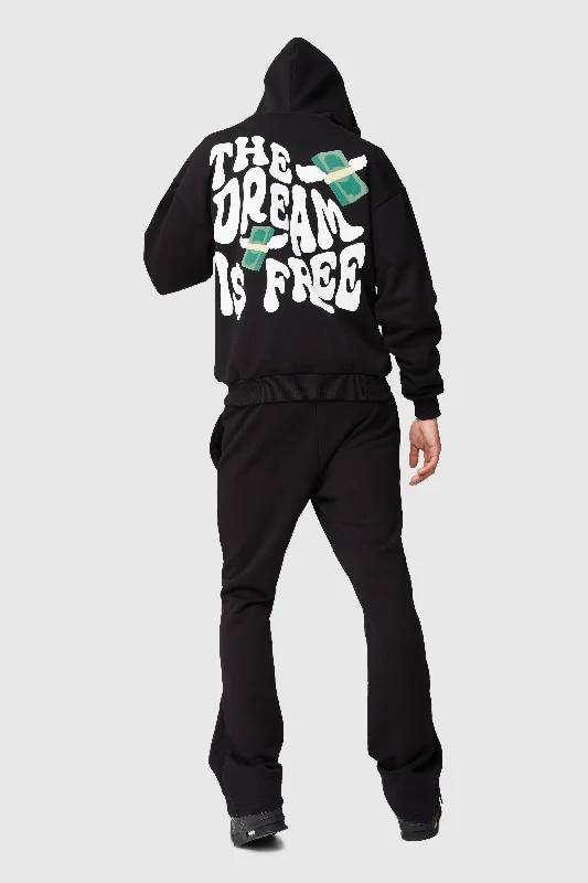 dream-is-free-flared-jogger-black