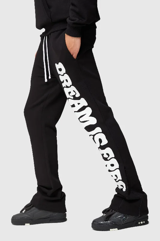 dream-is-free-flared-jogger-black