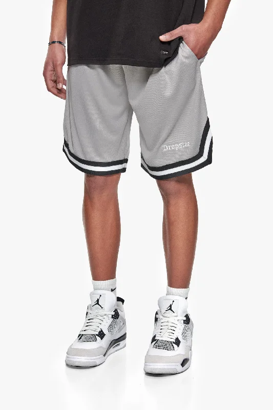 LOGO MESH SHORT LIGHT GREY