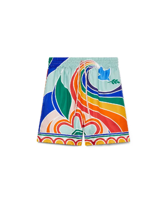 Le Pouvoir Des Fleurs Silk Shorts