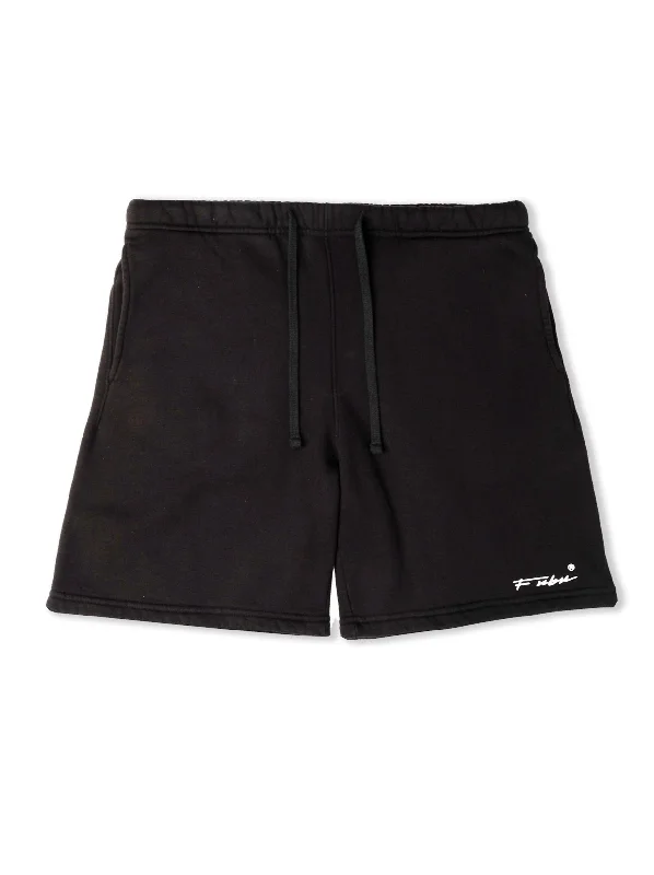 Signature Embroidered Shorts