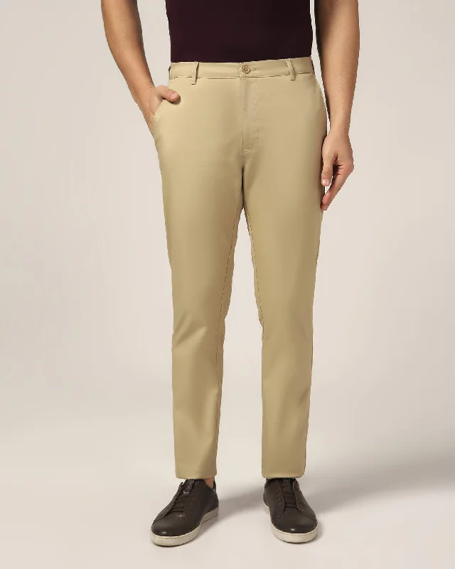 Temptech Slim Comfort Casual Khaki Solid Khakis - Henry