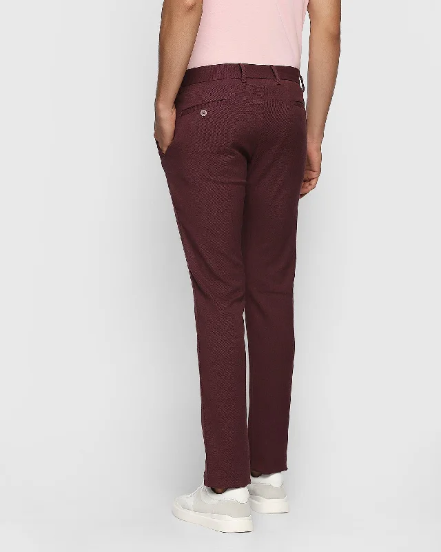 textured-casual-khakis-in-wine-b-91-gama