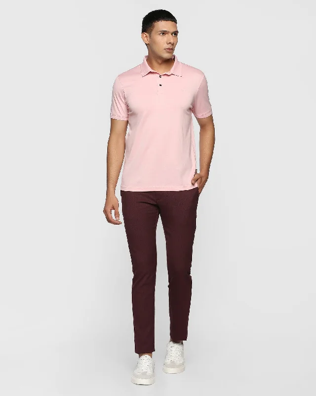 textured-casual-khakis-in-wine-b-91-gama