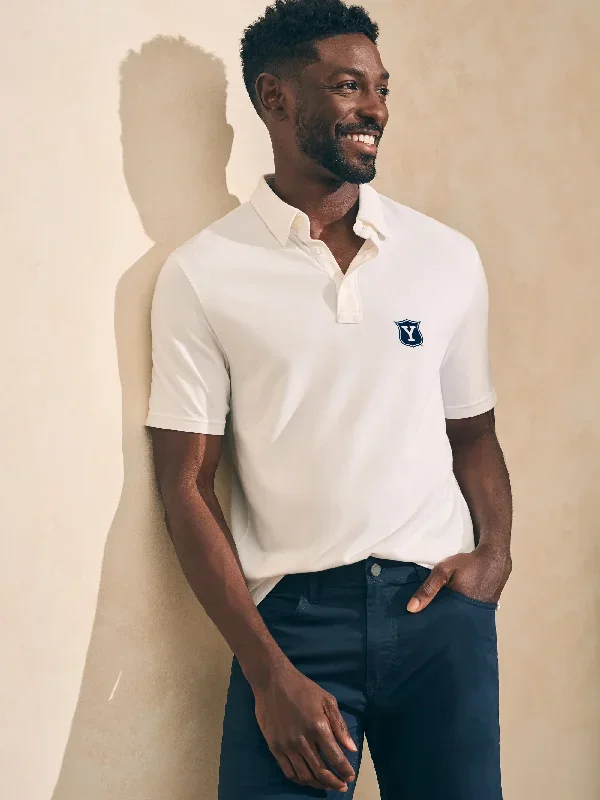 Movement™ Short-Sleeve Yale Logo Polo Shirt - White